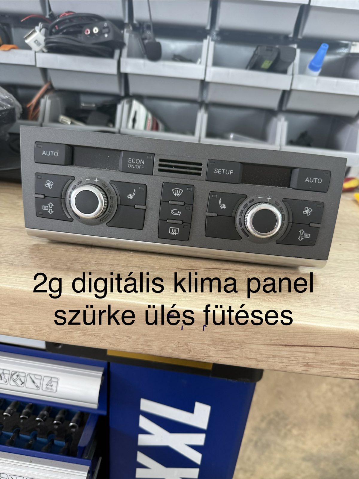 MMI 2G szürke ülésfűtéses klímapanel